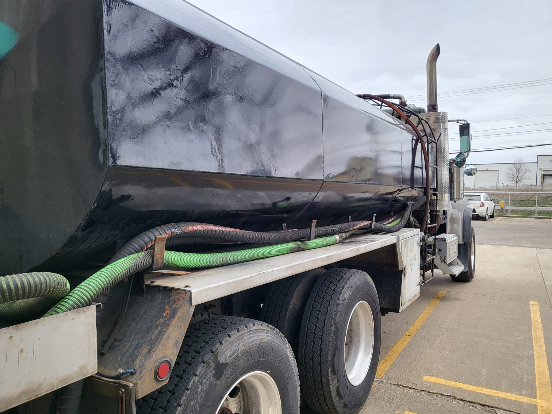 DOT propane trailer inspection and tank testing