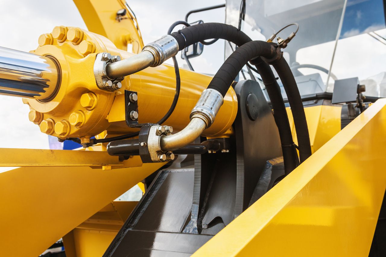 Hydraulic cylinder rebuilt at Ames Hydraulics in Ames, Iowa